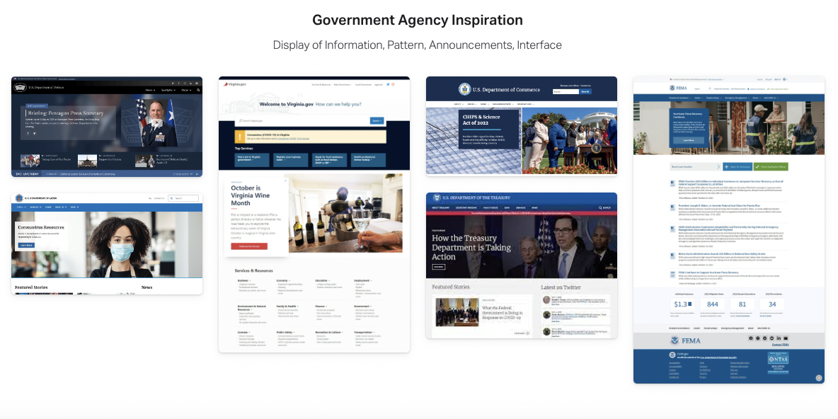 Government agency inspiration
